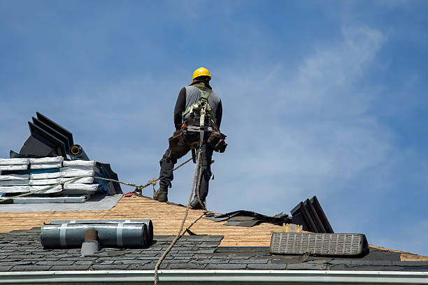 Professional Flat Roof Repair technician working in Bunnell, FL